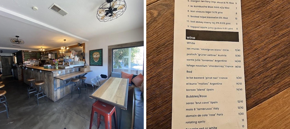 Bauhaus Menu